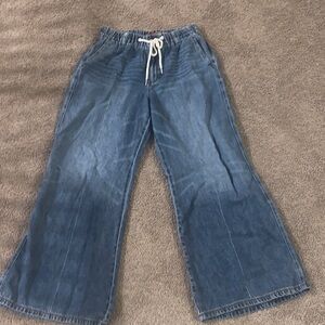 JUDY BLUE Easy Does It Featherweight Palazzo Jeans